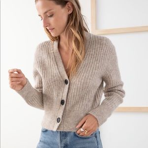 & Other Stories Wool Blend Cardigan